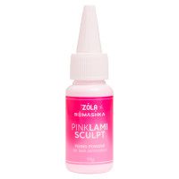 Фіксуюча пудра для ламінування вій ZOLA x Romashka Pink LamiSculpt, 10 г