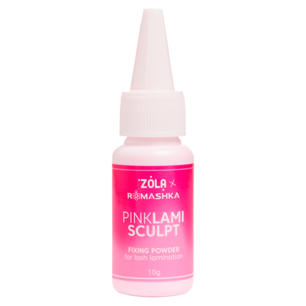 Фіксуюча пудра для ламінування вій ZOLA x Romashka Pink LamiSculpt, 10 г