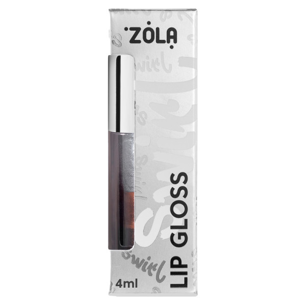 Блиск для губ ZOLA SWIRL LIP GLOSS BROWNIE Блиск для губ ZOLA SWIRL LIP GLOSS BROWNIE