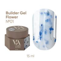 Моделюючий гель Valeri Builder Gel Flower №01, 15 мл