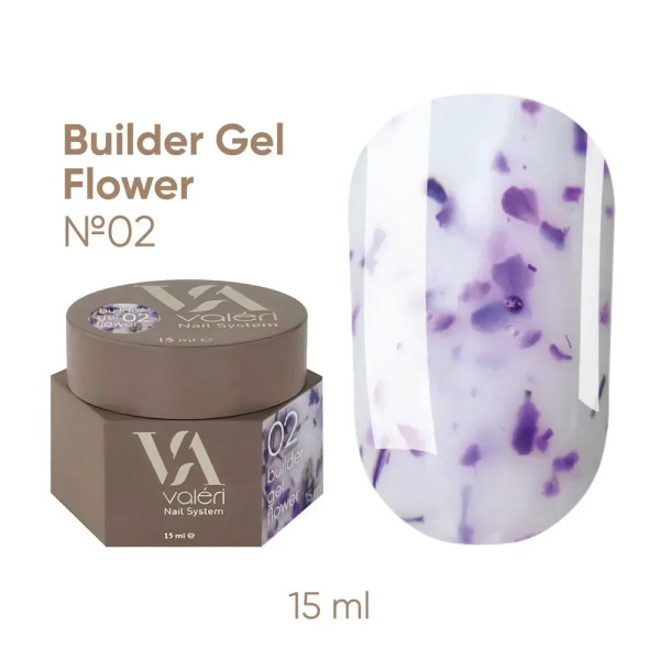 Моделюючий гель Valeri Builder Gel Flower №02, 15 мл Моделюючий гель Valeri Builder Gel Flower №02, 15 мл