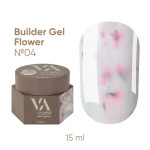 Моделюючий гель Valeri Builder Gel Flower №04, 15 мл