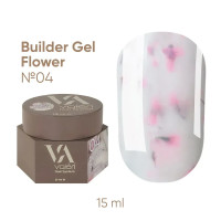 Моделюючий гель Valeri Builder Gel Flower №04, 15 мл