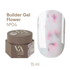 Моделюючий гель Valeri Builder Gel Flower №04, 15 мл