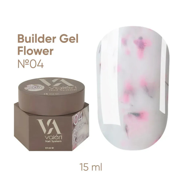Моделюючий гель Valeri Builder Gel Flower №04, 15 мл Моделюючий гель Valeri Builder Gel Flower №04, 15 мл