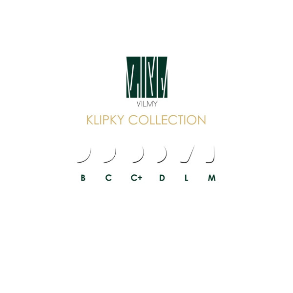 Вії чорні 8 ліній KLIPKY VILMY Mix 0.10LC(15 - 18) Вії чорні 8 ліній KLIPKY VILMY Mix 0.10LC(15 - 18)