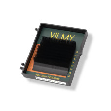 Вії чорні 8 ліній KLIPKY VILMY Mix 0.10LC(15 - 18)