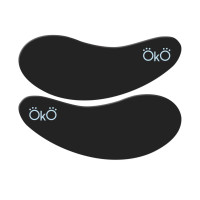 Багаторазові силіконові патчі для очей BLACK PAD OKO (1 пара) чорні