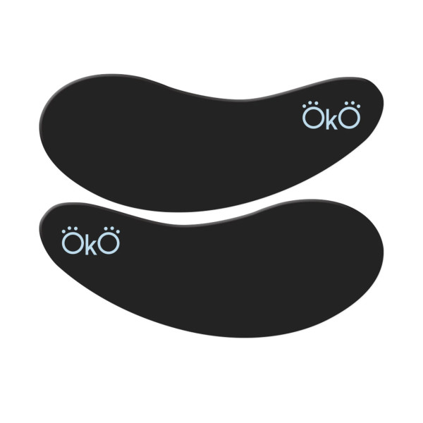 Багаторазові силіконові патчі для очей BLACK PAD OKO (1 пара) чорні Багаторазові силіконові патчі для очей BLACK PAD OKO (1 пара) чорні