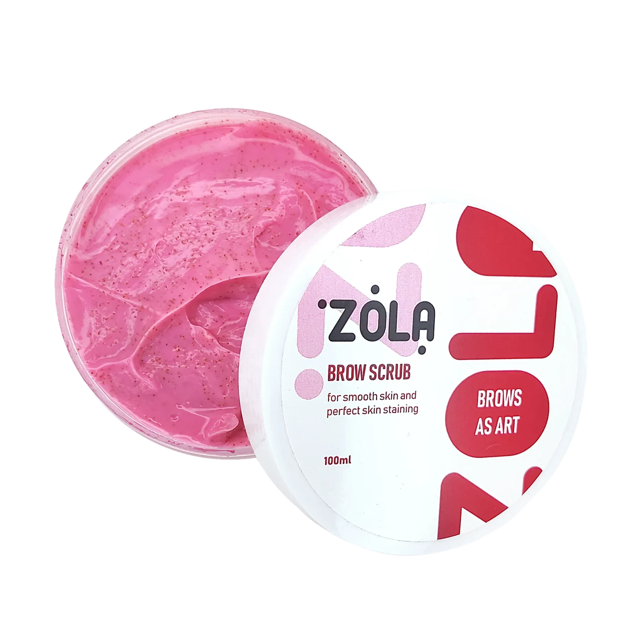 Скраб для брів ZOLA класичний, 100 мл