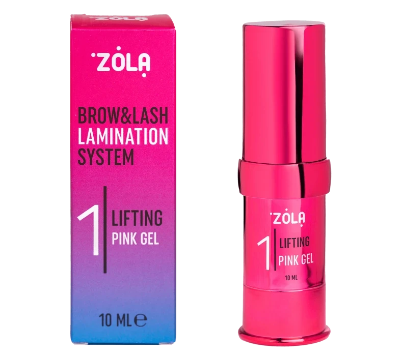 Складник для ламінування ZOLA Color Lab 01 Lifting Pink Gel