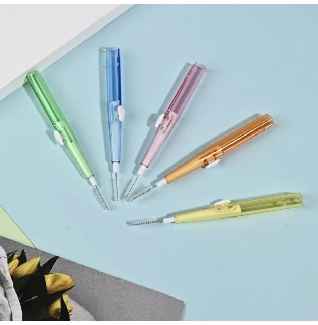 Щітка Baby Brush, бебі браш для вій і брів, Рухова, зелена