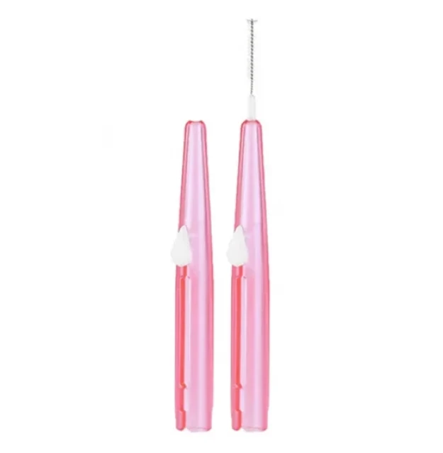 Щітка Baby Brush, бебі браш для вій і брів, Рухова, рожева