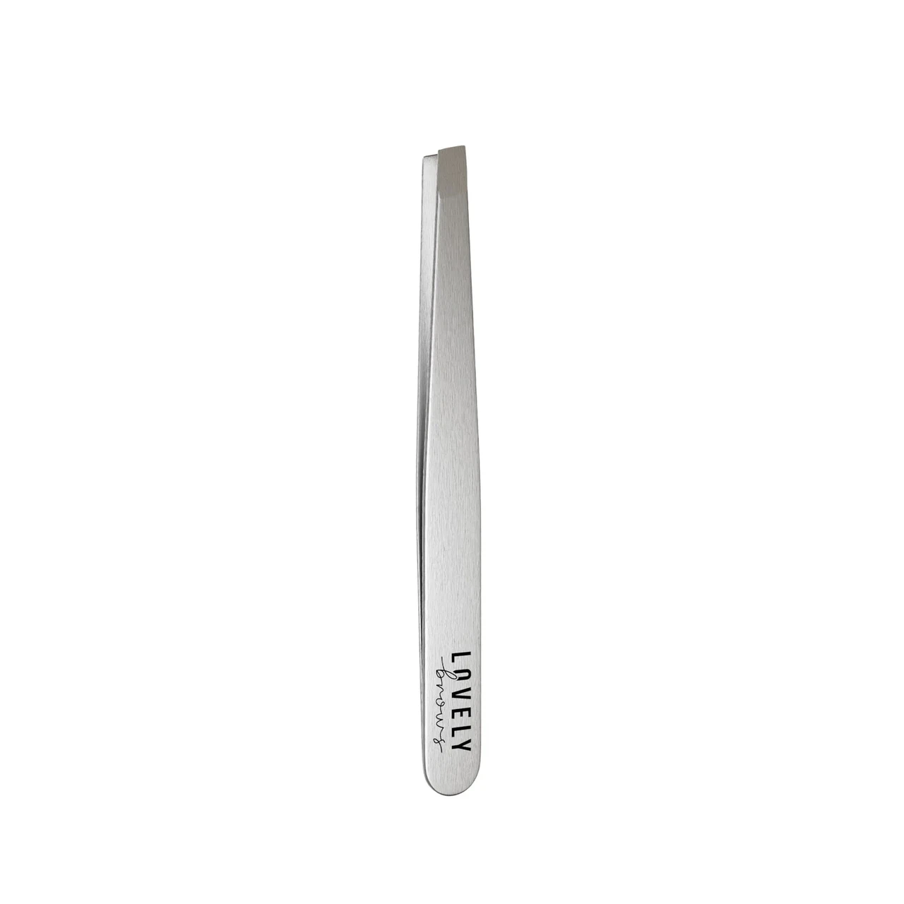 Пінцет Nikk Mole для брів класичний (срібний) Lovely Brows