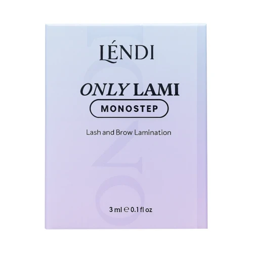 Склад для ламінування вій та брів Lendi MONOSTEP OnlyLami, 3 мл