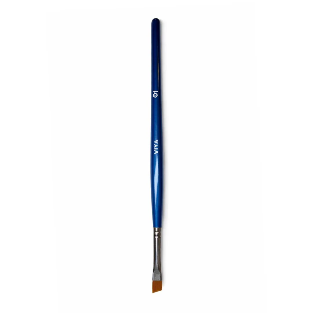 Пензель look at my brush, скошений, №01, VIYA