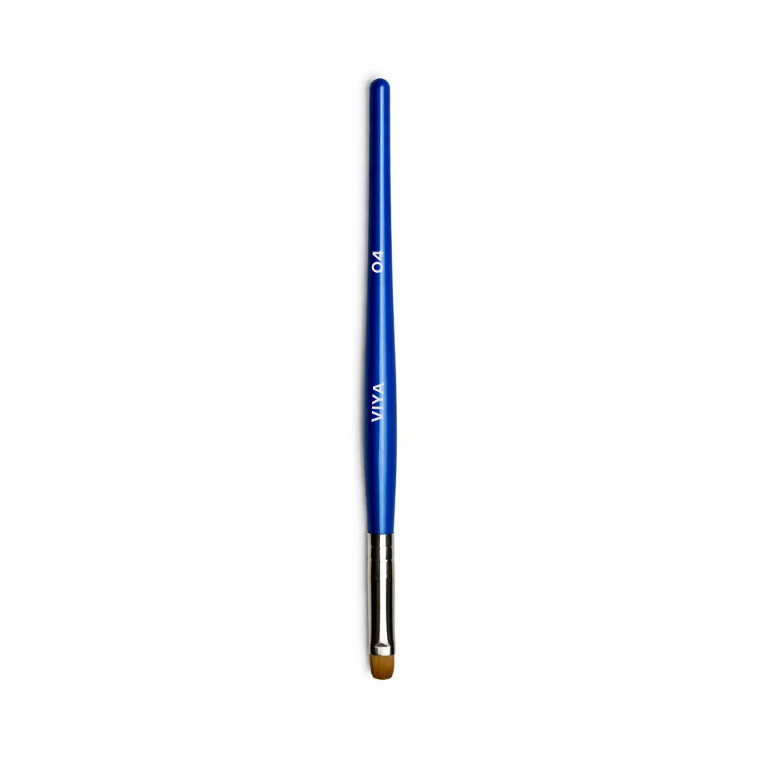 Пензель look at my brush, плоский округлий, №04, VIYA